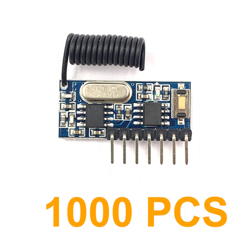 QIACHIP RX480E 433Mhz Wireless Remote Control Switch 4CH RF Relay 1527 Encoding Learning Module For Light Receiver Diy Kit