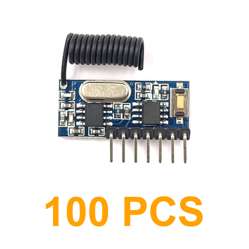 QIACHIP RX480E 433Mhz Wireless Remote Control Switch 4CH RF Relay 1527 Encoding Learning Module For Light Receiver Diy Kit