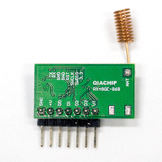 RX480E-868 FSK RF Remote control receiver and Transmitter module 4CH High level output Long distance 100 200 up to 400 meters 868MHz DC 5V 12V 24V Integrated For Arduino Uno Module Smart Home DIY