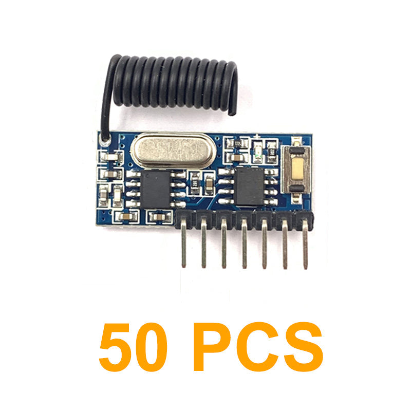 QIACHIP RX480E 433Mhz Wireless Remote Control Switch 4CH RF Relay 1527 Encoding Learning Module For Light Receiver Diy Kit