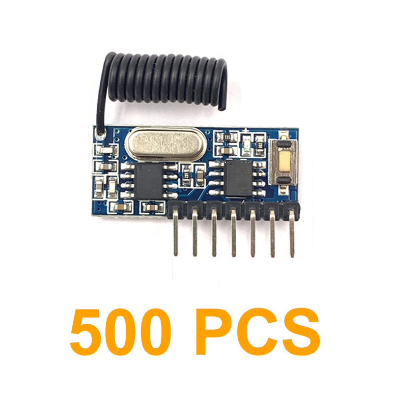 QIACHIP RX480E 433Mhz Wireless Remote Control Switch 4CH RF Relay 1527 Encoding Learning Module For Light Receiver Diy Kit