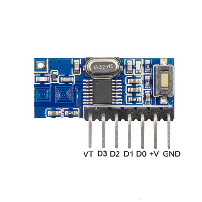 QIACHIP RX480E 10PCS or 20PCS Kit ︱433.92Mhz Wireless Receiver Remote Control Module︱4CH RF EV1527 Encoding Learning Module For Light︱Diy Receiver Kit